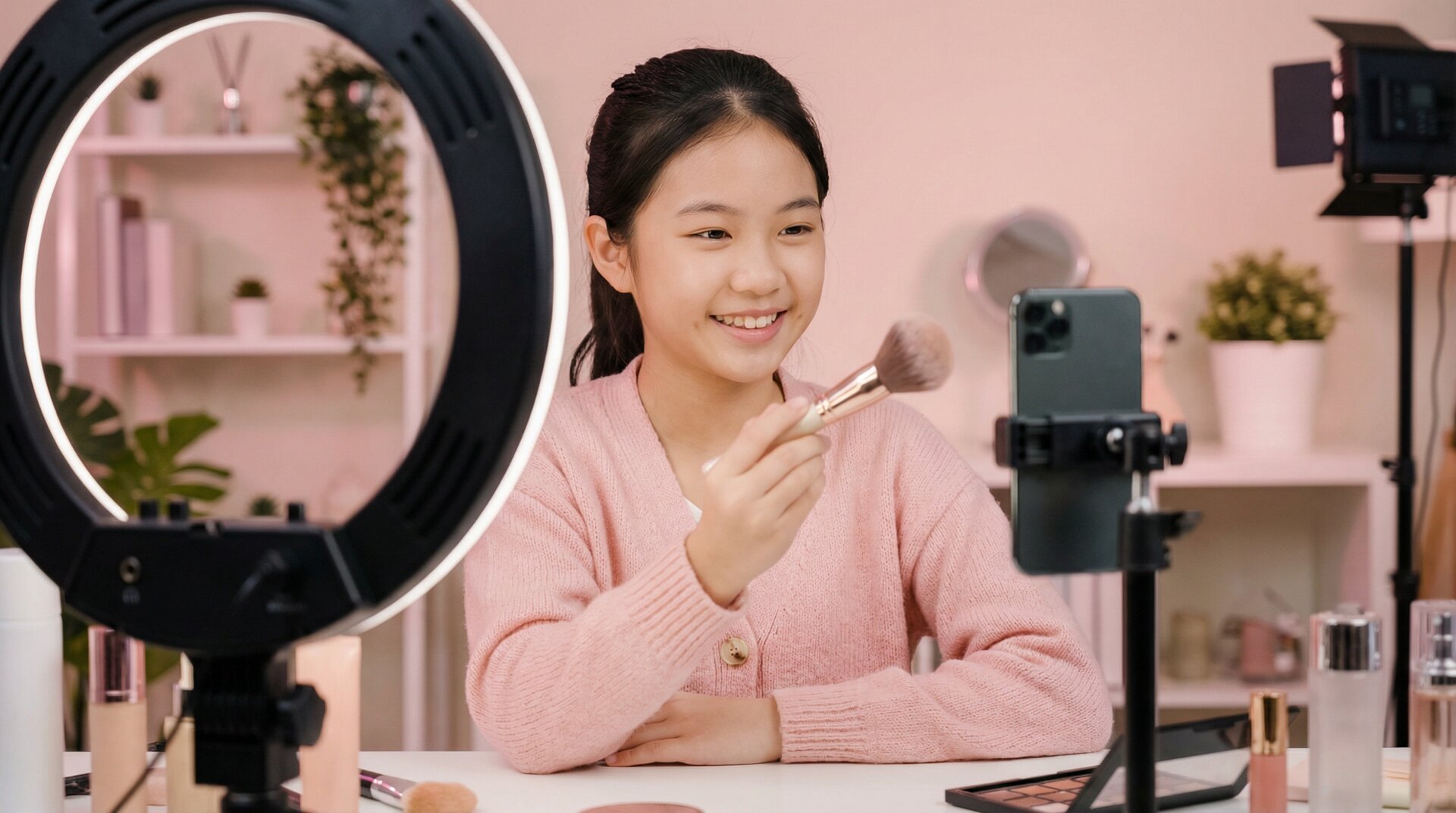 黄色仓库美妆视频教程